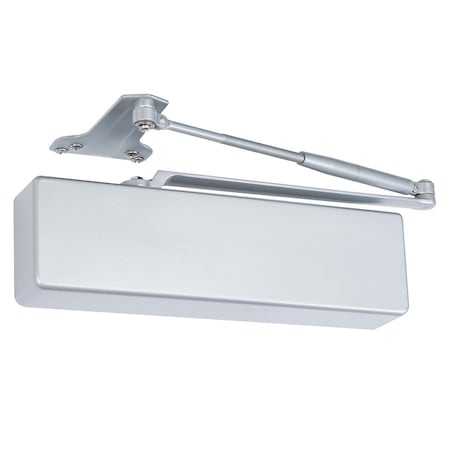 Norton Co Grade 1 Stainless Steel Parallel Arm Door Closer, Push Side, Parallel Arm, Size 1 to 6, Plastic Cove P7500SS 689
